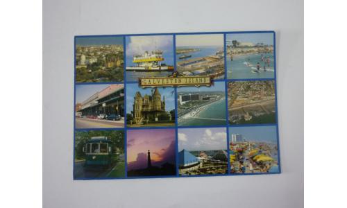 Cart�o Postal EUA Texas Galveston Island com 12x Fotos